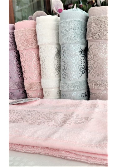 ANNEM MİSS BAMBOO 50X90CM. ÇEYİZLİK  EL&YÜZ 6'LI LÜKS HAVLU SETİ