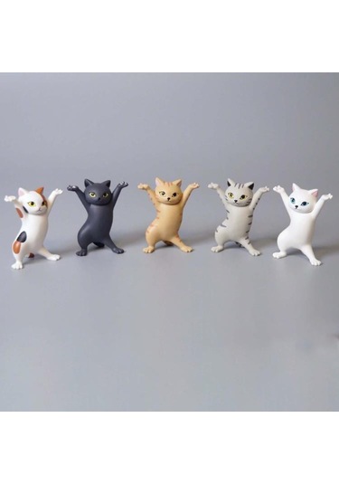 Adet Set Komik Kedi Kalem Tutucu Oyuncak Her Şeyi Tutun Kedi Kulaklıkları Br