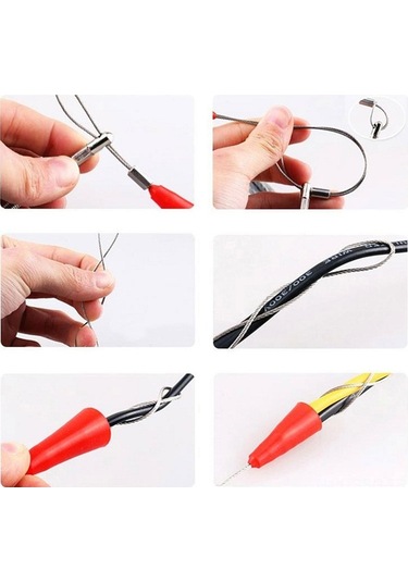 Ulzyvf 15m Çelik Balık Teli - Esnek, Dayanıklı Kablo Çekme Aleti Diğer Diğer