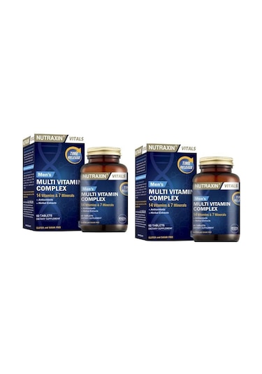 Nutraxin Multivitamin Complex Mens 60 Tablet 2 Adet