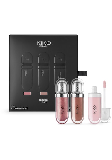 Kiko Lips Make Up Kit Glossy Lip Set