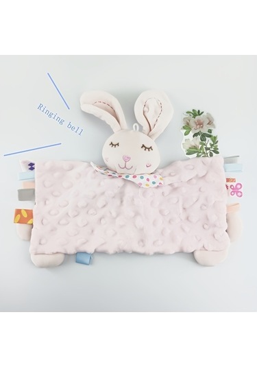 Flybuy Tükürük Tavşan Pembe Havlu Bebek Havlusu Lf