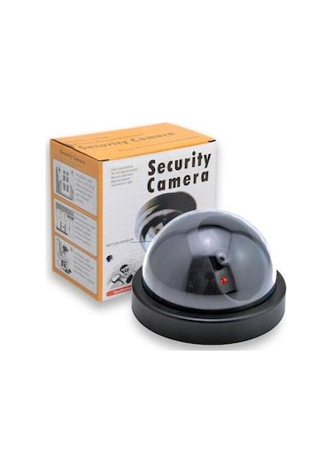 4 Adet Led Işıklı Dome Kamera Taklit_Sahte_Tavan Caydırıcı Kamera
