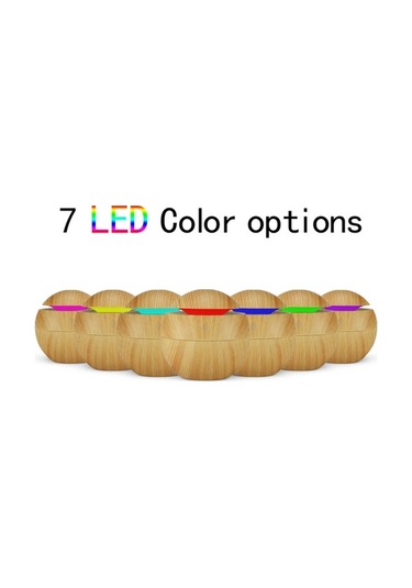 Novahub 130ml Usb Şarjlı Aromaterapi Nemlendirici, 7 Renk Led Işık, Ofis-ev Kullanım İçin Kompakt Cihaz