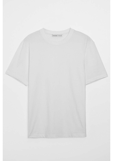 GRIMELANGE Cultıvated Erkek 3'lü Kalın Dokulu Regular %100 Organik Pamuk Çok Renkli T-shirt Çok Renkli