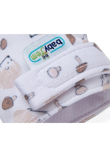 Babyjem Bebek Diş Kaşıyıcı Eldiveni Kirpi Ekru