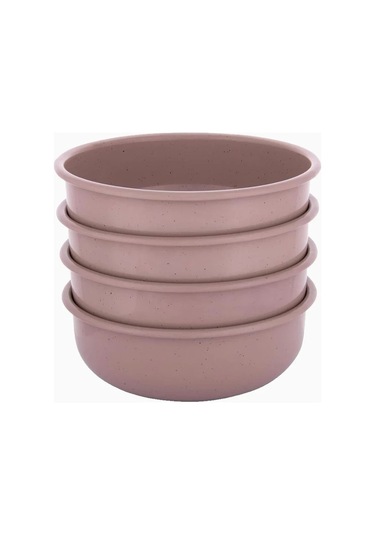 Barebones Rolled Enamelware 4 Lü Emaye Kamp Kasesi Mutfak Aksesuarları Toz Pembe