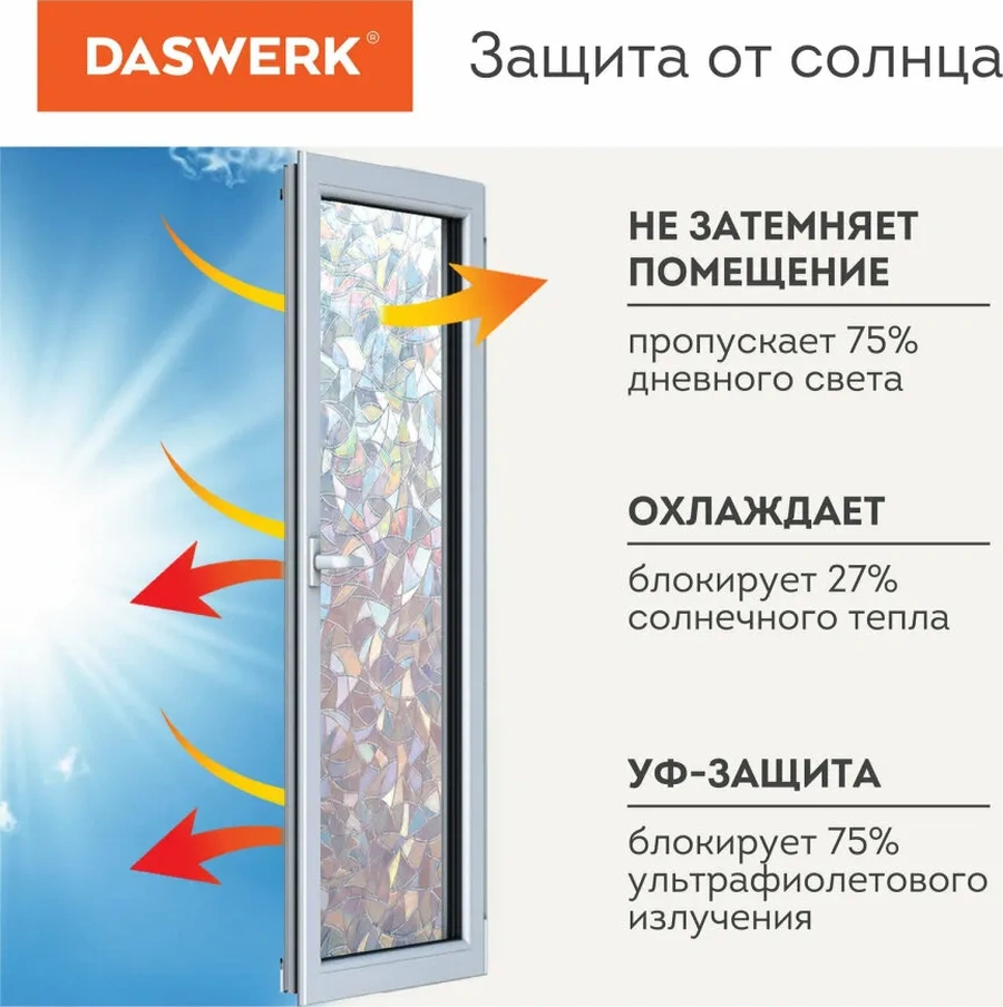 Daswerk Pencere İçin Güneş Korumalı Film 91519894