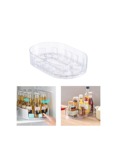 Suntek Turntable Organizasyon Çok Hamlı Baharat Rafı Kabine Temizlemek