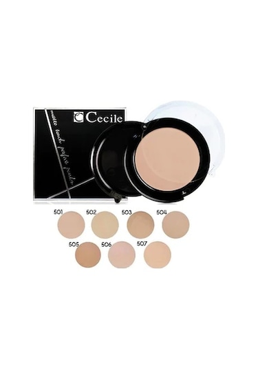 Cecile Suya Dayanıklı Mat Pudra Soft Sand 504