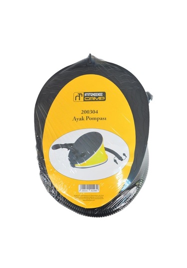 Campout Ayak Hava Pompası Sarı - Siyah