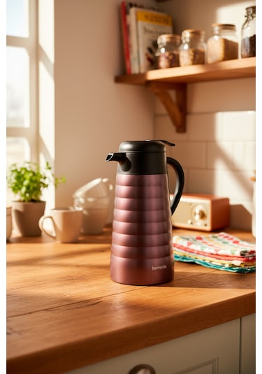 Bernardo Nora 2 Litre Çelik Termos Rose Rose Gold