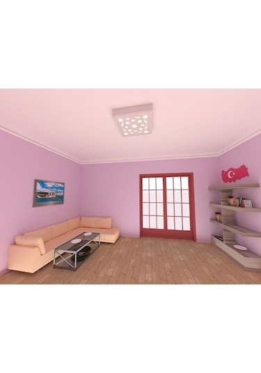 Motifpiyer Spot Led Uyumlu Tavan Göbek Selçuklu 60X60X13 Cm