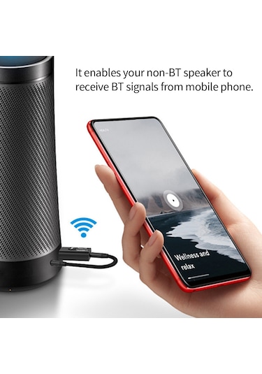 Mufunye Yet-tr6 Bluetooth 5.0 Alıcı-verici: Usb Ve 3.5mm Aux İle Tv/pc/ Telefon Ses Aktarımı, 8m Mesafe, Plug & Play, Siyah