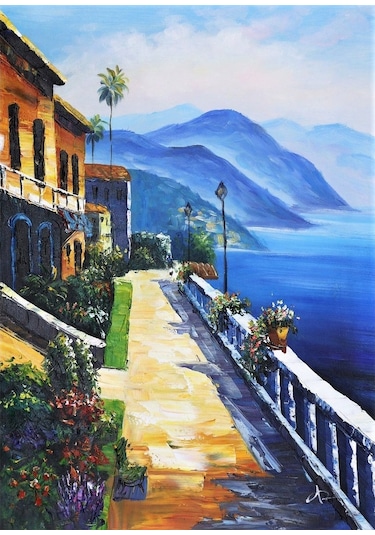 Yağlı Boya Tablo %100 El Yapımı Home In Joy 65Cmx84Cm (535799585)