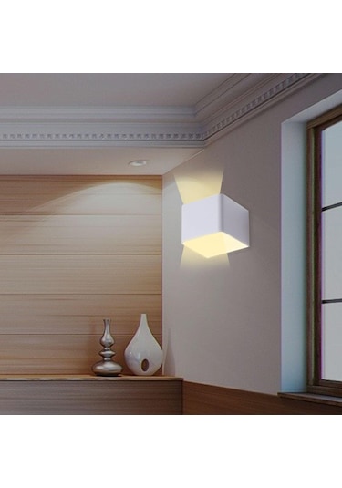 Suntek Yatak Odası Merdiven Için Duvar Işık Yukarı Beyaz Beyaz