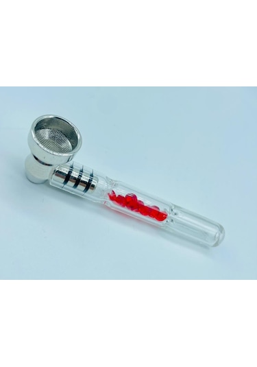 Isıyadayanıklı Metal&cam Pipo 9cm-2parça//pc44