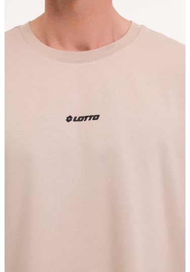 Lotto M-aıson Tee 5fx Taş Rengi Erkek Kısa Kol T-shirt Gri