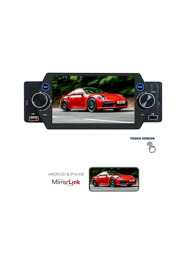 Soundway Sw-5005 Teyp 5 İnç 4x60w Bluetooth Mirrorlink