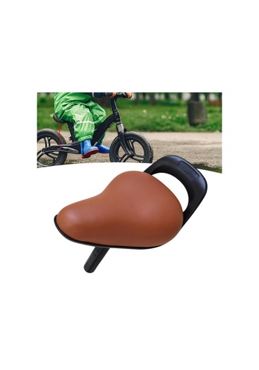 Suntek Çocuklar Denge Bisikleti Sele Su Geçirmez Koltuk Minderi Kahverengi