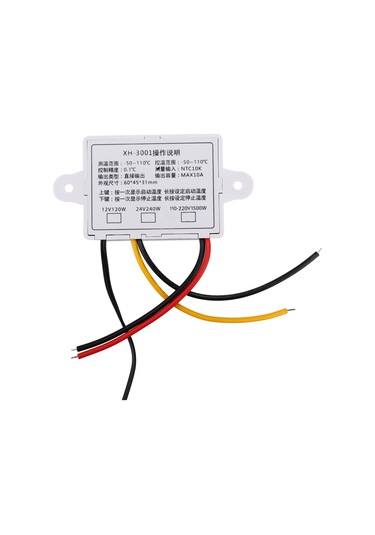 Vkemall XH-W3001 Mikrobilgisayar Dijital Sıcaklık Kontrolörü Termostat Akıllı Elektronik