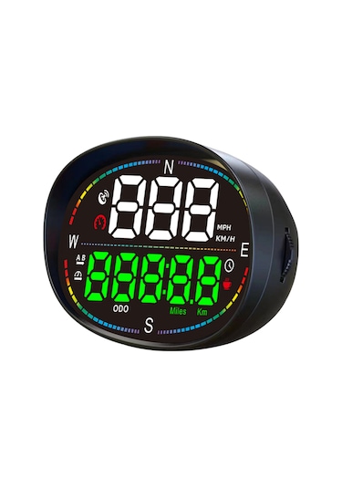 Suofeng "gps & Bds Çift Modlu Araç İçi Hud Ekranı - Hız, Yön, Mesafe Ve Alarm Özellikli Evrensel Gösterge"