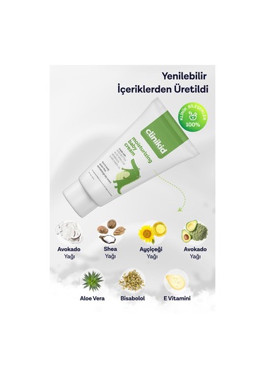 Clinikid Doğal Nemlendirici Krem