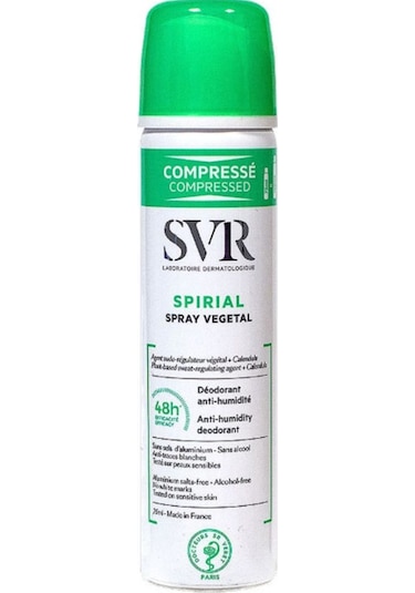 SVR Spirial Terleme Karşıtı Sprey Deodorant 75 ML