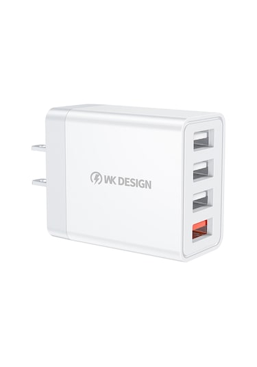Wk Wp-u125 Youpin Serisi 18w Qc3.0 4 Usb Portları Hızlı Seyahat Şarj Cihazı, Cn Fiş / Abd Fiş Diğer
