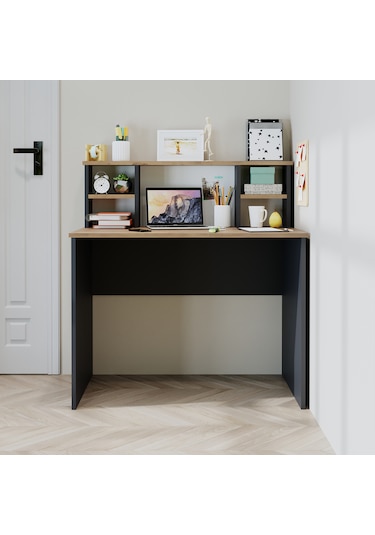 Paris Çalışma Masası , Çocuk Çalışma Masası,100 Cm Atlantik Çam - Antrasit Paris Çalışma Masası , Çocuk Çalışma Masası,100 Cm Atlantik Çam - Antrasit