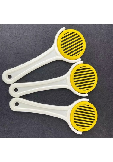 Hangfox Sarı Plastik Arı Kraliçe Tutucu, 2 Adet, Kolay Kullanım, Arıcılık Aracı, Uygun Ve Güvenli