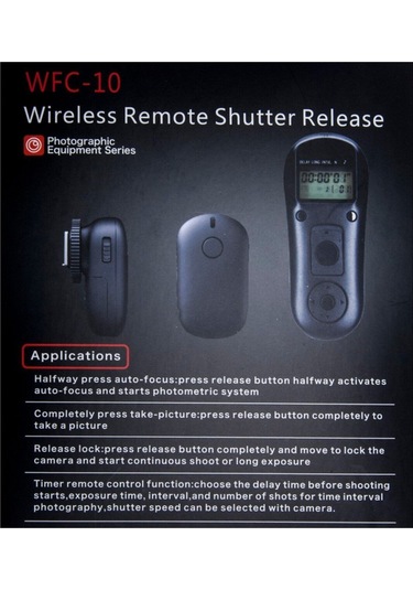 Nikon Için Timerli Wfc 10 Wireless Kumanda 1 ADET