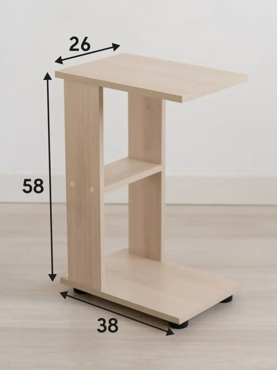 Furnı Home Yatak Başı İçin Nottapaçalı Komodin 162405789 Açık Renk Shaniği Meşesi