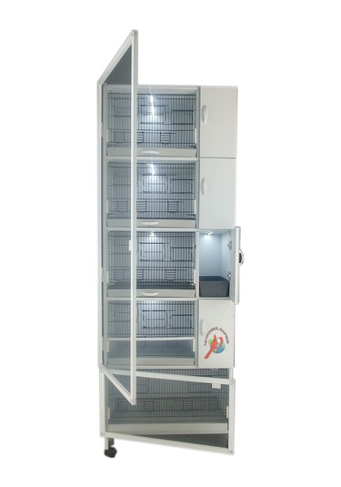 İstanbul Kafes Model 5Ys Pvc Kuş Dolabı