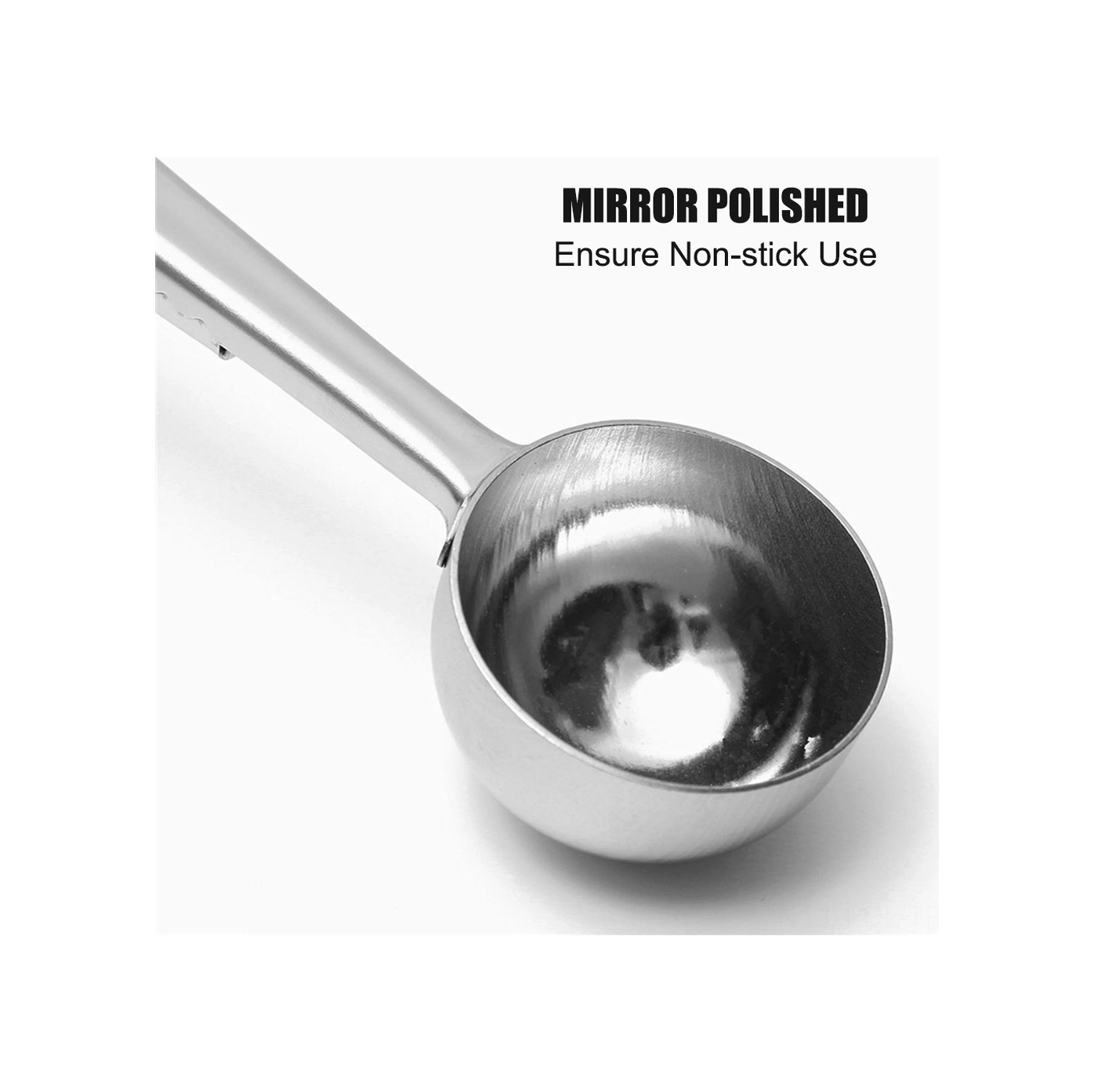 Padalink 430 Paslanmaz Çelik 2'li Fonksiyonlu Kahve Kaşığı Ve Torba Kapama Klipsi - Çay, Süt Tozu, Şeker İçin Taze Tutucu Ve Anti Yapışkan Çok Renkli