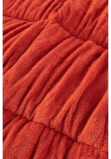Battal Wellsoft Yorgan Çift Taraflı Yastık Kılıflı 215x235 Cm Turuncu