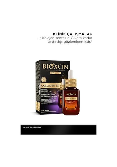 Bioxcin Collagen 5% Kırışıklık Karşıtı Sıkılaştırıcı Serum 30 ml - Koenzim Q10 Retinol
