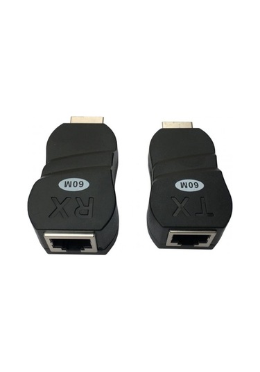 Hdmı Extender Rj45 To Hdmı Extender Cat5/cat6 60m Extender Çevirici V1.4