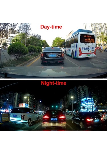 Zilinn Tüm Arabalar İçin Hd 1080p Wifi Araba Dvr Araba Kamerası 1080p 24 Saat Park Monitörü App Kontrollü Araba Sürüş Video Kaydedici