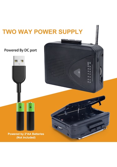 Kaset Çalar Walkman Kaset Çalar Taşınabilir Retro Hoparlör Çoklu Güç Kaynağı Yöntemleri Am/fm Radyo Fonksiyonu Yüksek Kaliteli Ses Müzik Severler İçin Mükemmel Arkadaş