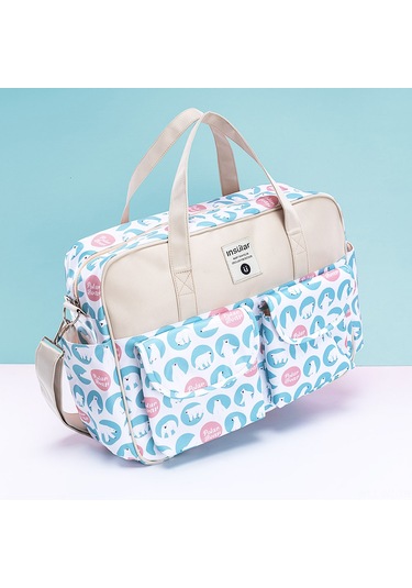 Wezone Taşınabilir Bebek Bezi Çantası - Çok Amaçlı, Modaya Uygun Ve Dayanıklı Seyahat Çantası Çok Renkli