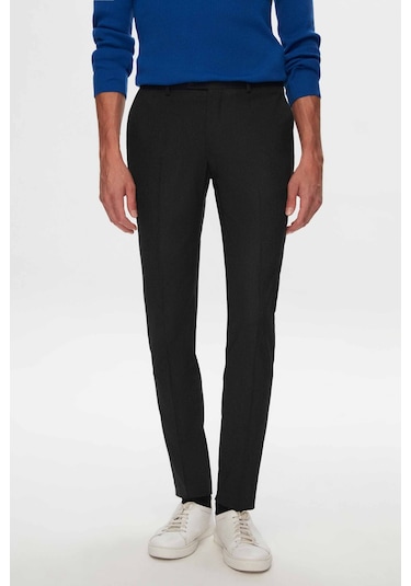 D's Damat Twn Antrasit Gabardin Kumaş Pantolon 3ef03hc083451 Antrasit