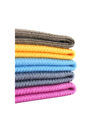 Silver Home Premium Mikrofiber Cam Bezi 5'li 40 x 40 CM