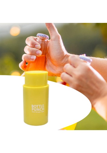 Suntek Piknik Evi İçin Taşınabilir Su Şişesi Kapağı Delme Sarı