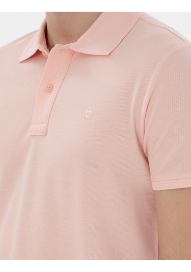Pierre Cardin Erkek Pudra Tişört Basic 50302561-vr042 Pudra