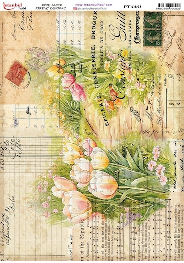 Pirinç Dekopaj Kağıdı 30x42cm Pt-4461