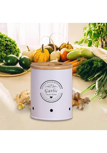 Suntek Magideal Patates Soğan Sarımsak Mutfak Saklama Kabı Gıda Seti S