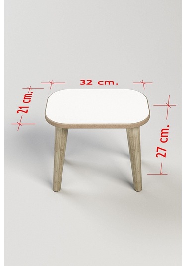 Çocuk Oyun Ve Aktivite Masası - 1 Tabure - Gri Sepetli Beyaz-gri Beyaz - Gri