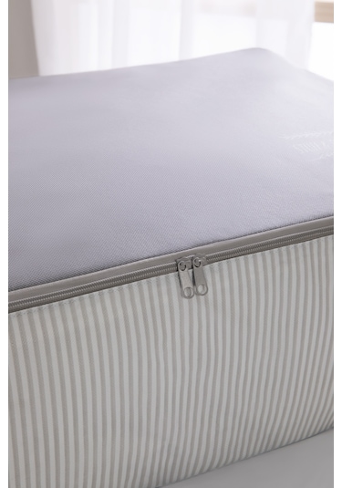 Ocean Home Textile 3'lü Mega Boy Gri Renk Stuff & Things Baza Altı Hurç Set