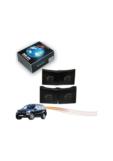 Mercedes GL X164 2006-2012 X166 12-19 İçin Sürücü Cam Düğmeleri 4 Adet